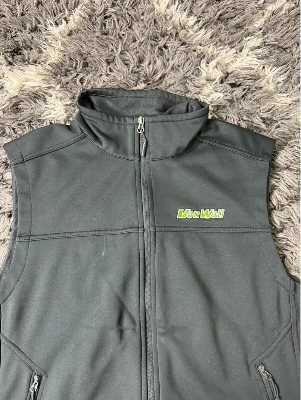 The North Face Windwall Vest Mens Large Black Full Zip